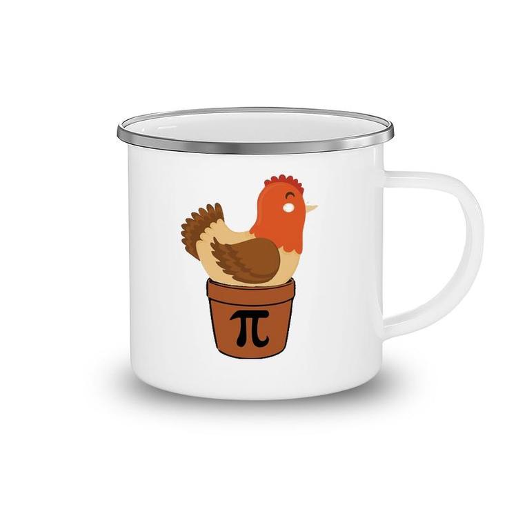 Chicken Funny Maths Engineer Nerd Birthday Gift Pi Day Camping Mug