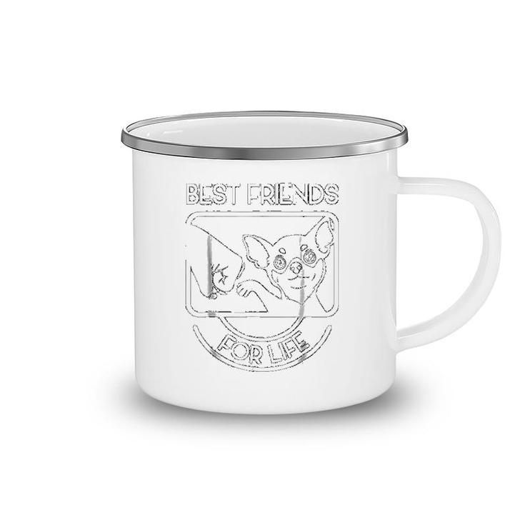 Chihuahua Best Friends For Life Camping Mug