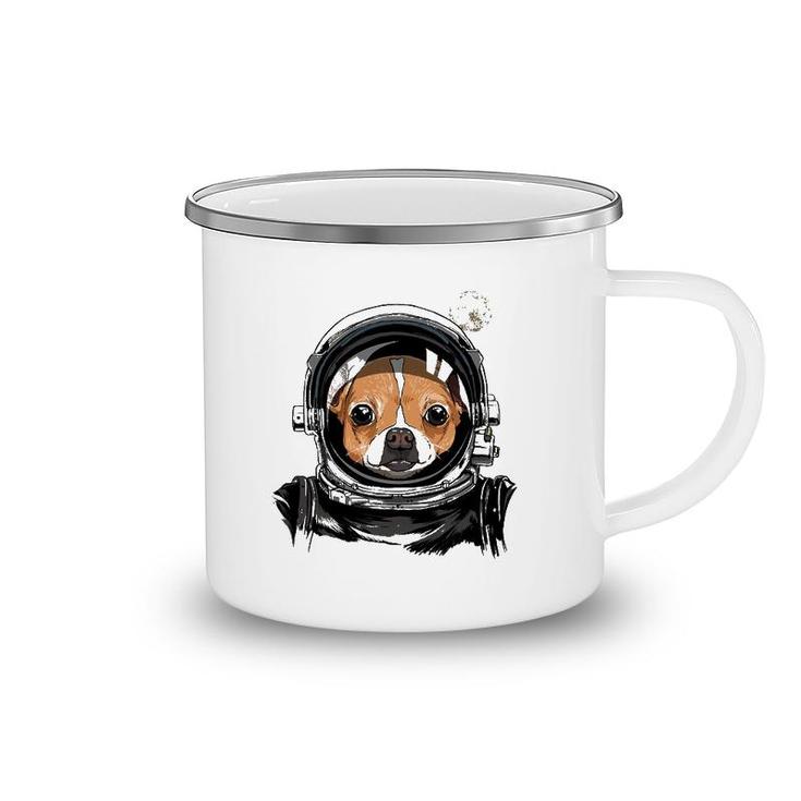 Chihuahua Dog Astronaut Space Exploration Astronomy Lover Camping Mug