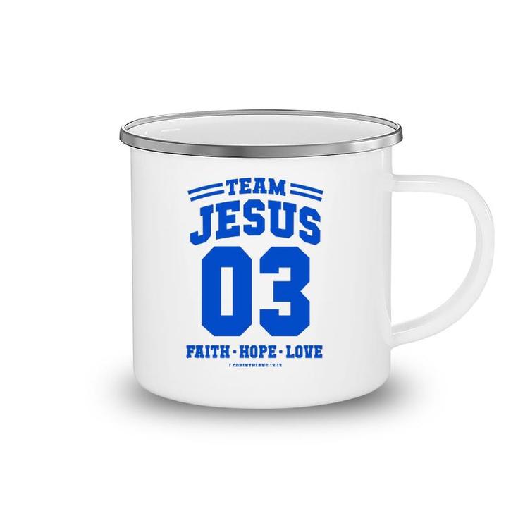 Christian Gift Team Jesus 03 Reason For The Season Christmas  Camping Mug