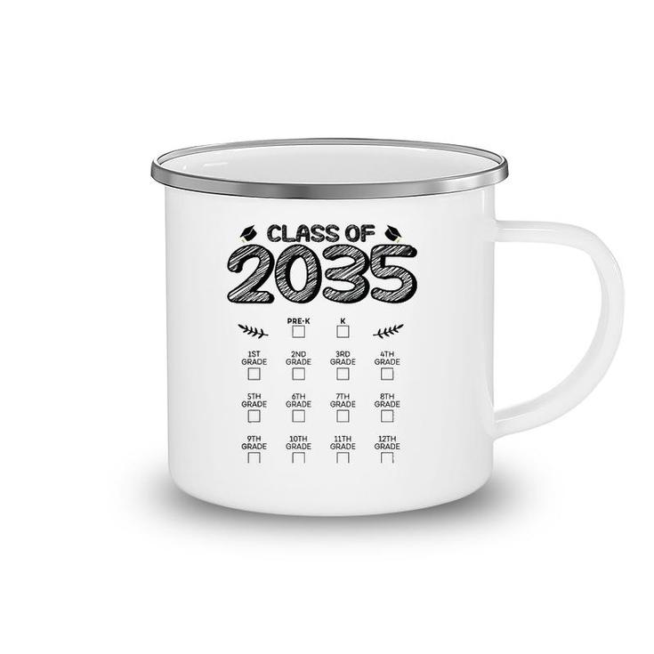Class Of 2035 Graduation First Day Of School Grow With Me Camping Mug