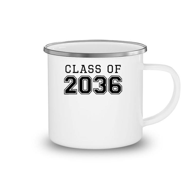 Class Of 2036 Grow With Me First Day Of School Camping Mug