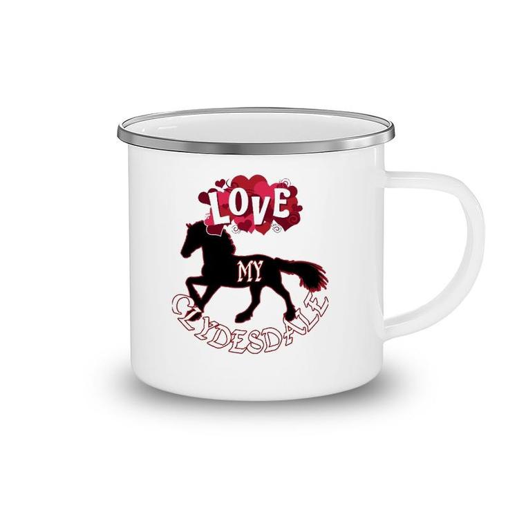 Clydesdale Horse Design For Lovers Of Clydesdales Camping Mug