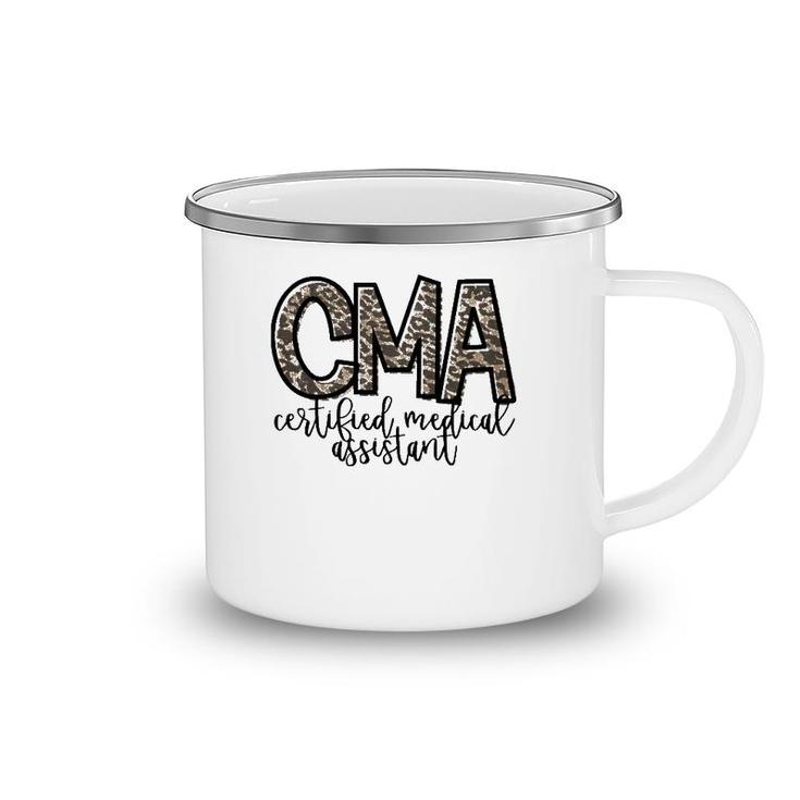 Cma Certified Medical Assistant Cute Nurse Camping Mug