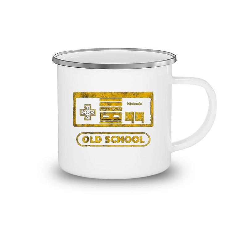 Controller Old School Gold Graphic Camping Mug