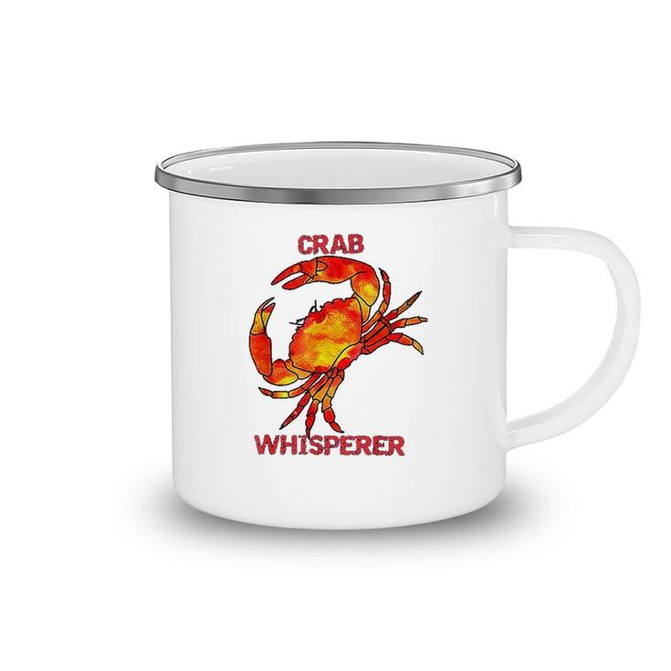 Cool Crab Whisperer Crabbing Camping Mug