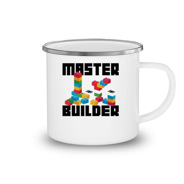 Cool Master Builder Funny Building Blocks Gift Men Women  Camping Mug