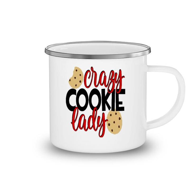 Crazy Cookie Lady  Women Mom Wife Mothers Day Camping Mug