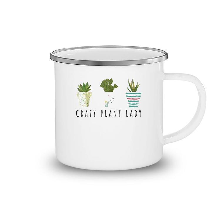Crazy Plant Lady Camping Mug