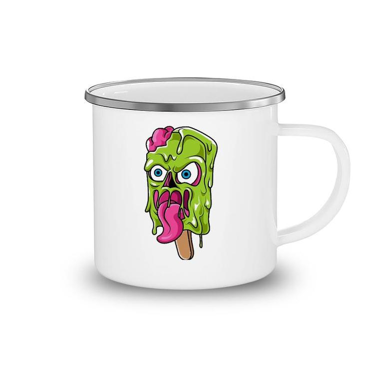 Creepy Cute Popsicle Zombie Lover Camping Mug