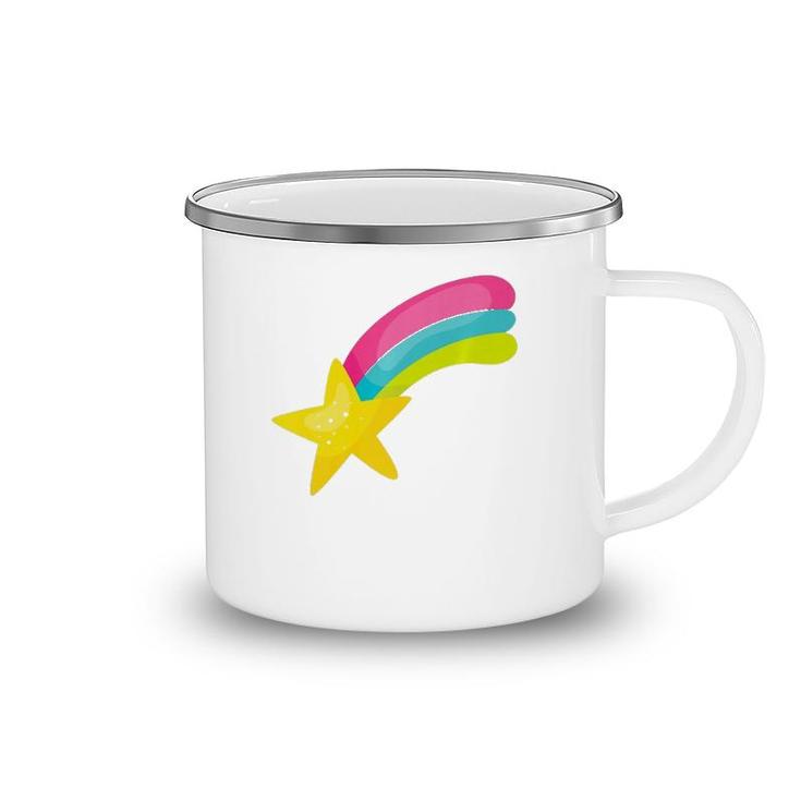 Cute & Unique Rainbow Star & Gift Camping Mug