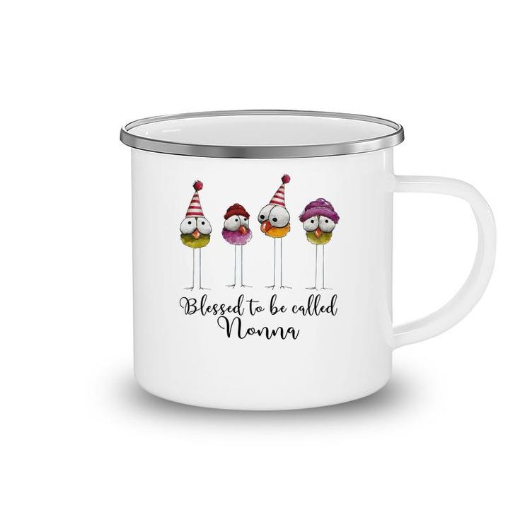Cute Blessed To Be Called Nonna Camping Mug