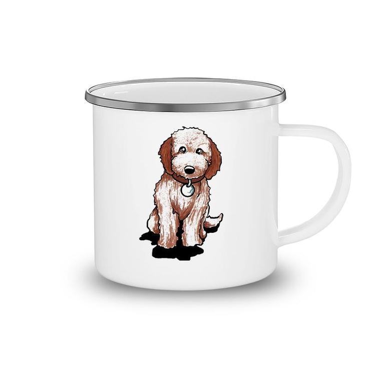 Cute Goldendoodle Puppy Gift Golden Doodle Pullover Camping Mug