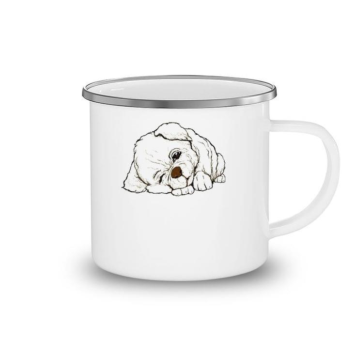 Cute Labrador Baby Dog Puppy S Puppy  Camping Mug