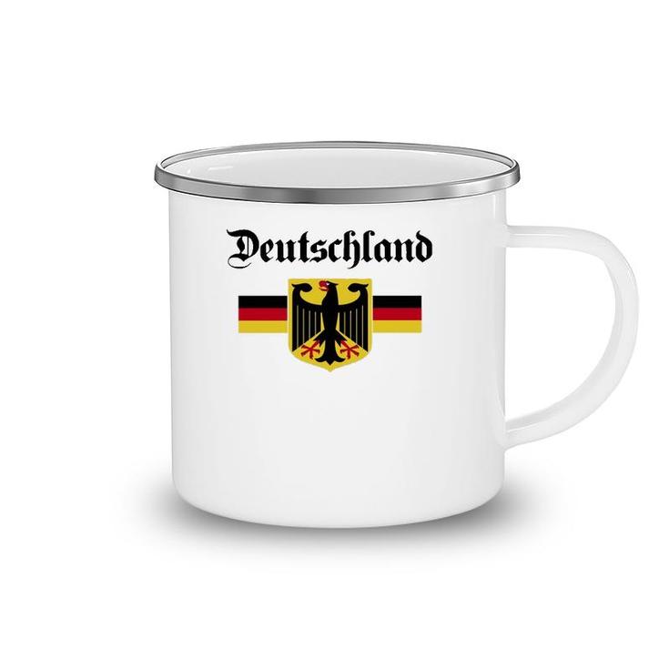 Deutschland Flag Of German Eagle Germany German Camping Mug