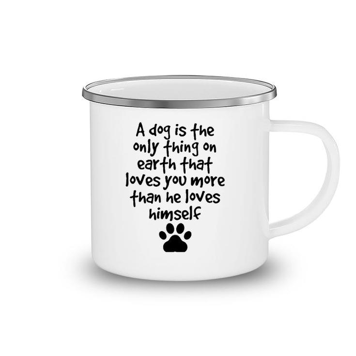 Dog Quotes Dog Paw Best Friend Puppy Love Dog Gift Camping Mug