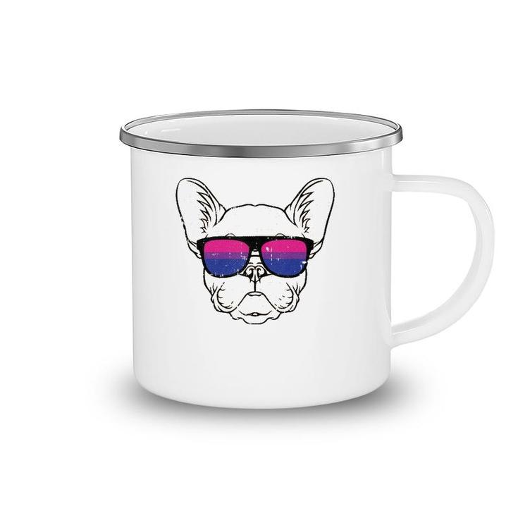 Dog Sunglasses Bi-Sexual Pride Puppy Lover Proud Lgbt-Q Ally Tank Top Camping Mug