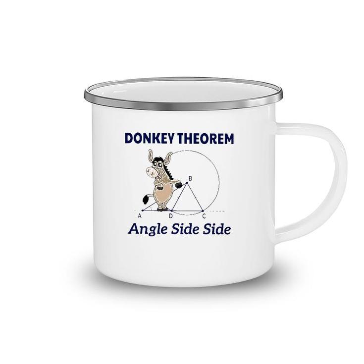 Donkey Theorem Angle Side Side Camping Mug