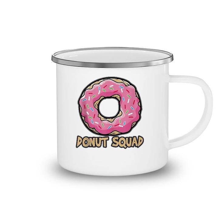Donut Squad Funny Tasty Lover Fast Food Cafe Truck Gift  Camping Mug