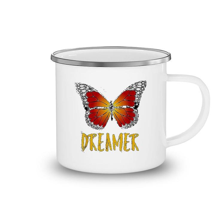 Dreamer Monarch Butterfly Dreamer Camping Mug