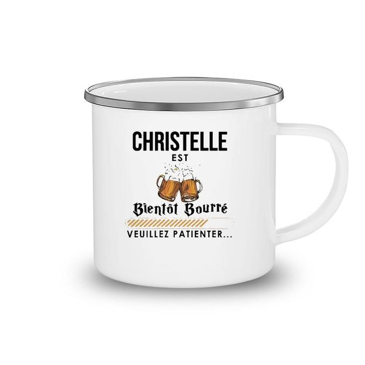 Drinking Christelle Personalized Name Gift Camping Mug