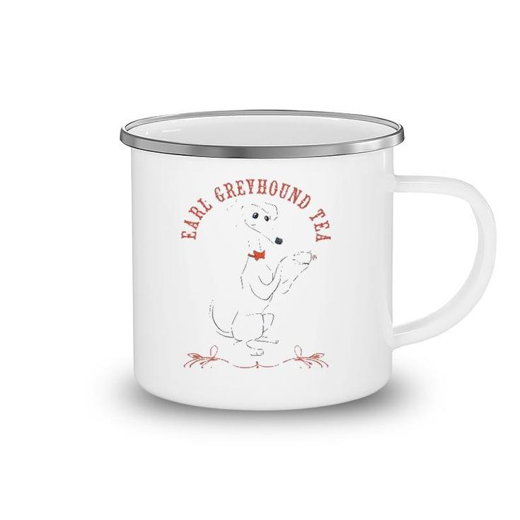 Earl Greyhound Tea Dog Gift Camping Mug