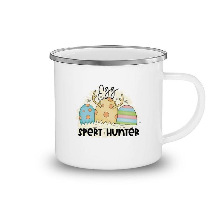 Egg-spert Hunter Easter Day Fun Quote Happy Easter Day Camping Mug