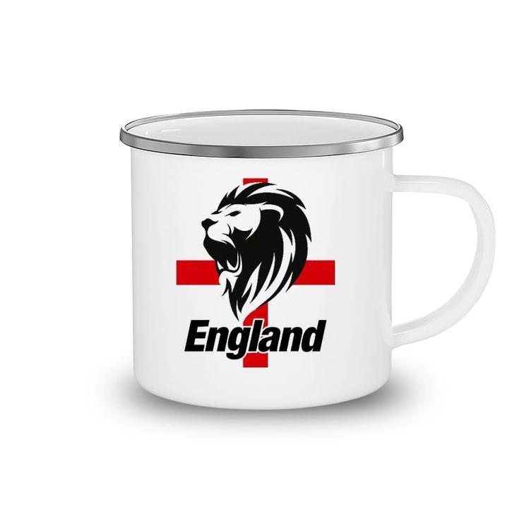 England Football, English Soccer Team, St George, Lion, Euro Camping Mug
