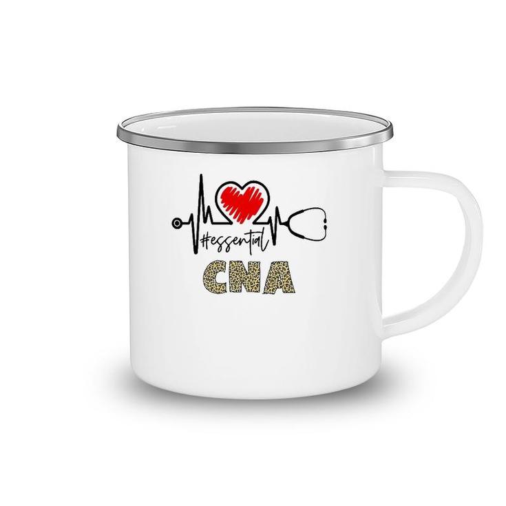 Essential Cna Heartbeat Cna Nurse Gift Camping Mug