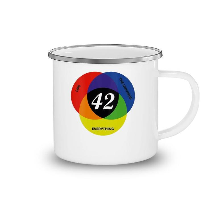 Everything The Universe Life 42 Is The Answer V-Neck Camping Mug