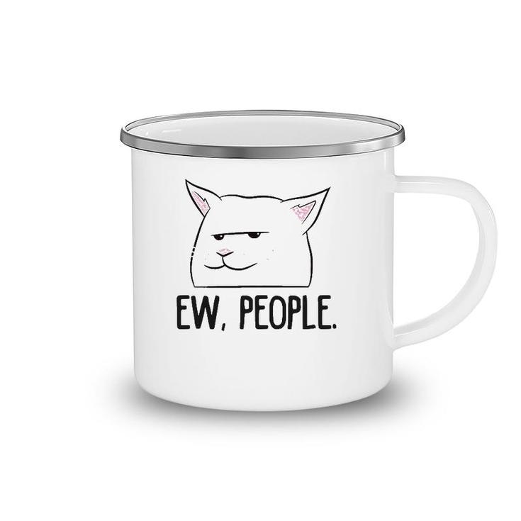Ew People Funny Cat Owner Gift Love Cats Camping Mug