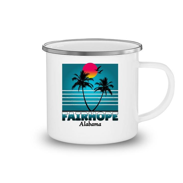 Fairhope Alabama Holiday Retro Vintage Gift Camping Mug