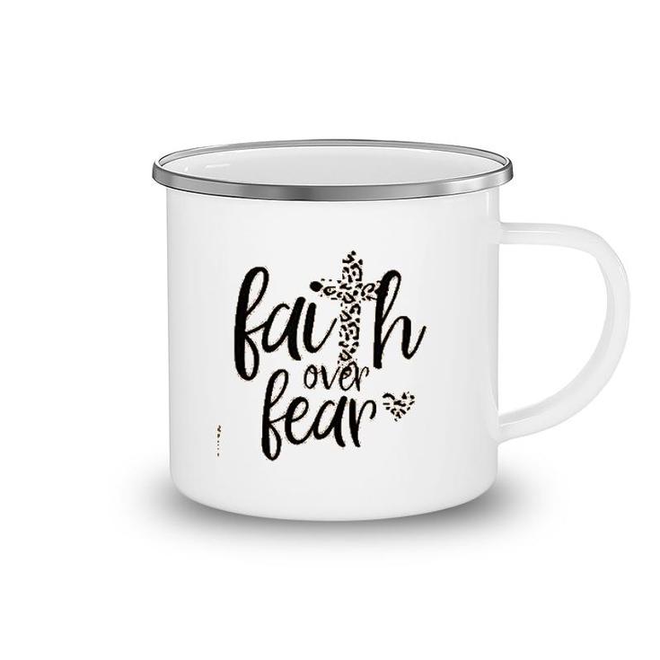 Faith Over Fear Camping Mug