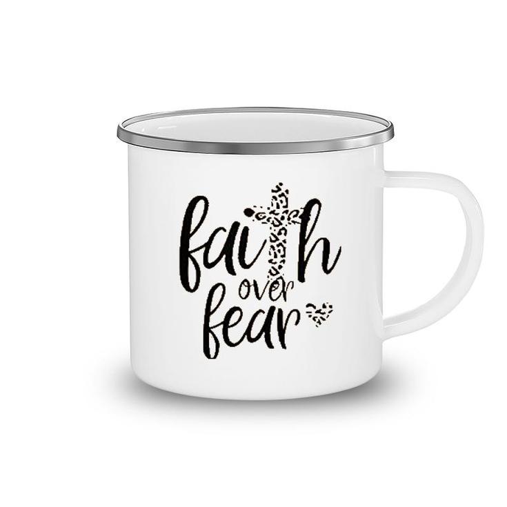 Faith Over Fear Camping Mug