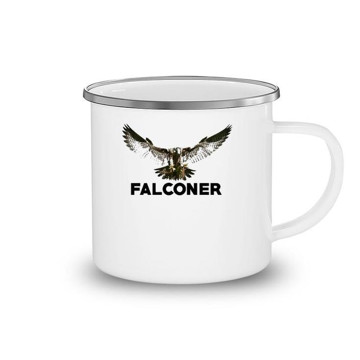 Falconer Falcon Hobby Bird  Camping Mug