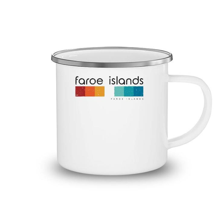 Faroe Islands Denmark Vintage Camping Mug