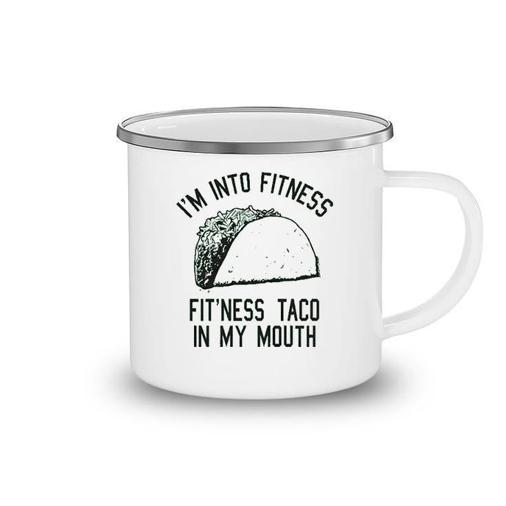 Fitness Taco Funny Gym Camping Mug