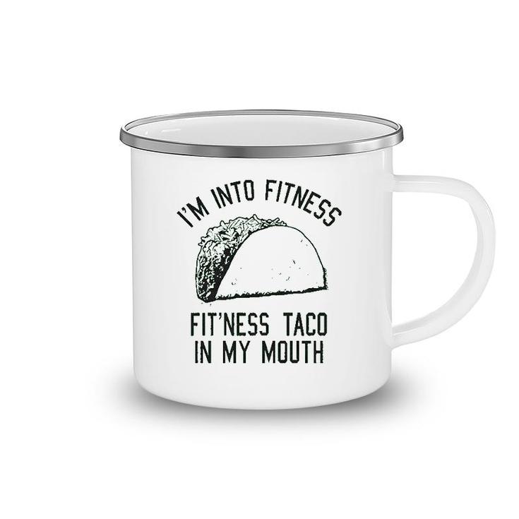 Fitness Taco Funny Gym Graphic Camping Mug