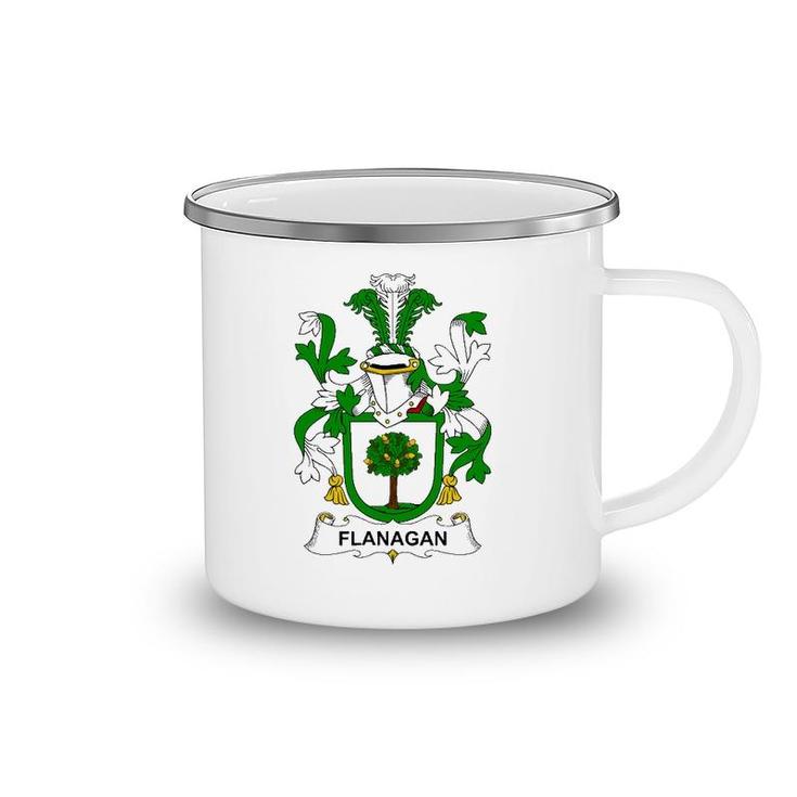 Flanagan Coat Of Arms - Family Crest Camping Mug