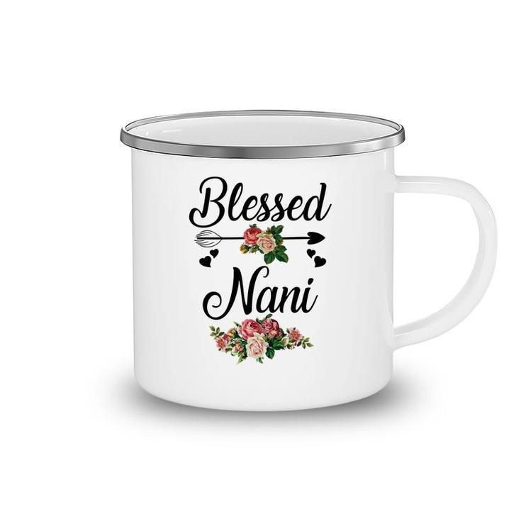 Flower Blessed Nani Camping Mug