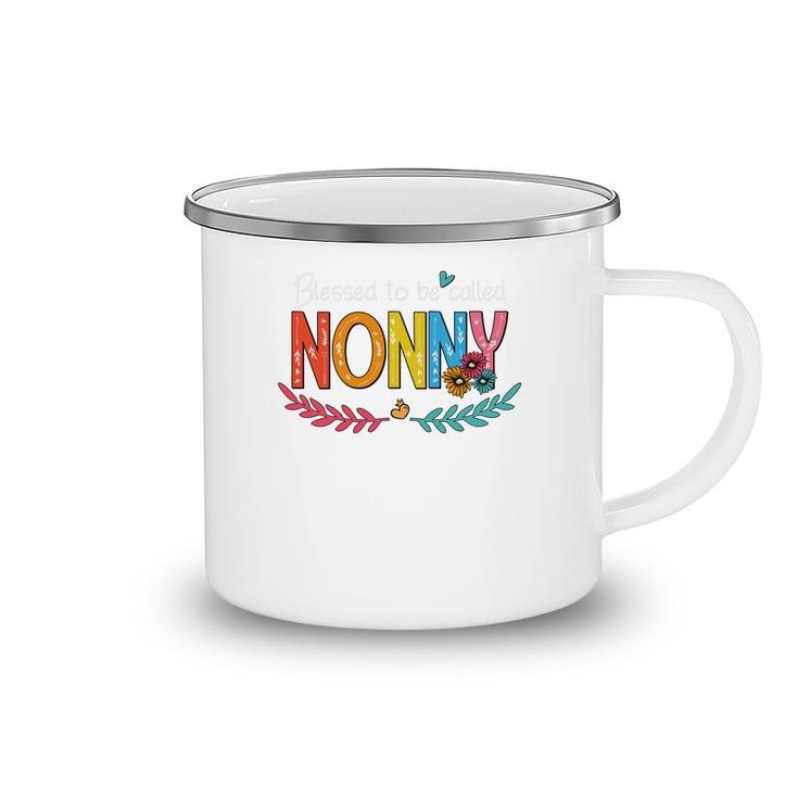 Flower Blessed To Be Called Nonny Camping Mug