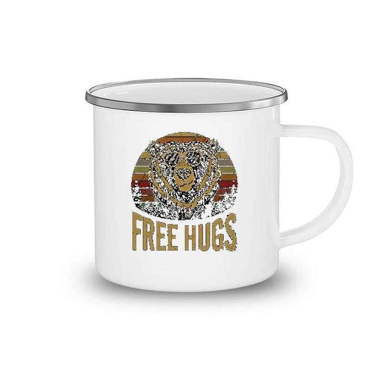 Free Hugs Bear Lovers Camping Mug