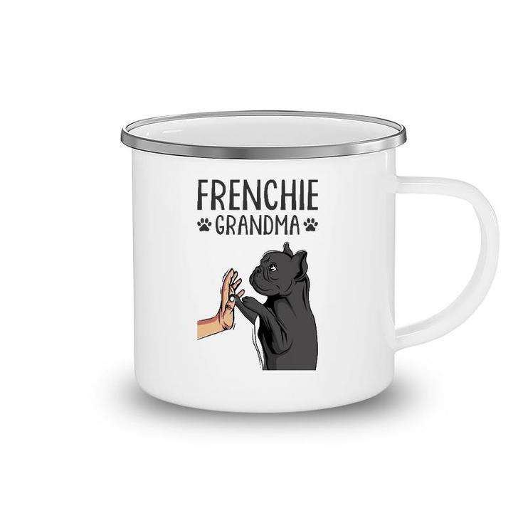 French Bulldog Grandma Frenchie Dog Lover Womens Camping Mug