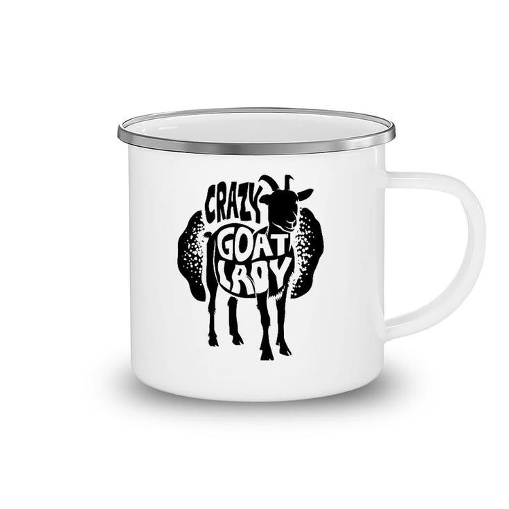 Funny Crazy Goat Lady Birthday For Cool Women Or Girls Camping Mug
