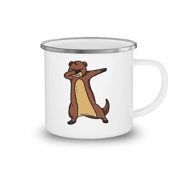Funny Dabbing Otter Dab Dance Cool Sea Otter Lover Gift Camping Mug