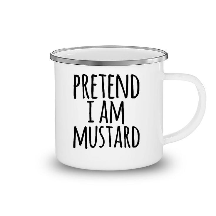 Funny Easy Lazy Halloween Pretend I Am Mustard Costume Camping Mug