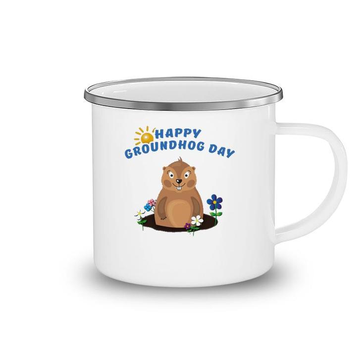 Funny Groundhog Day Spring Happy Groundhog Day Camping Mug Funny Groundhog Day Spring Happy Groundhog Day Camping Mug