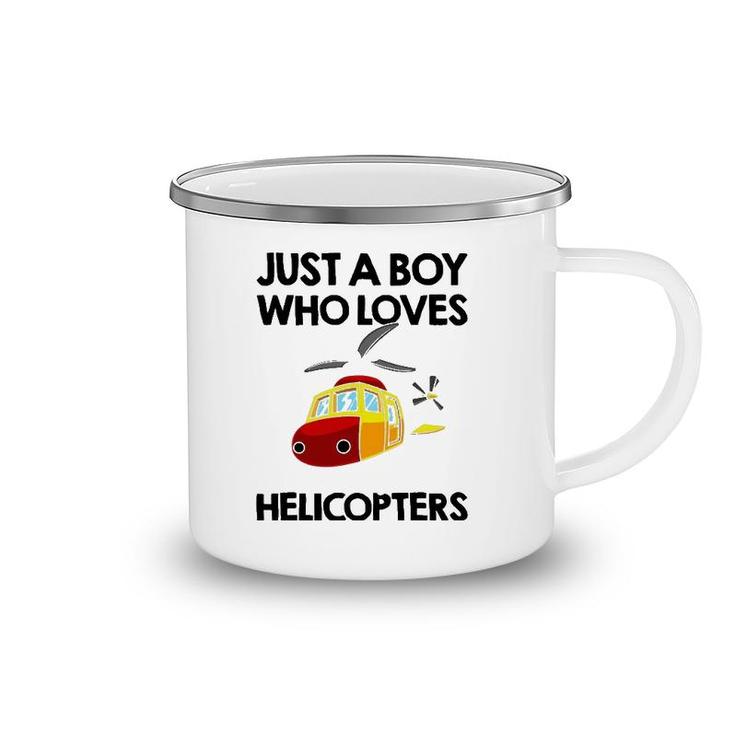Funny Helicopter Gift Boys Toddler Kids Men Pilot Aviator Camping Mug