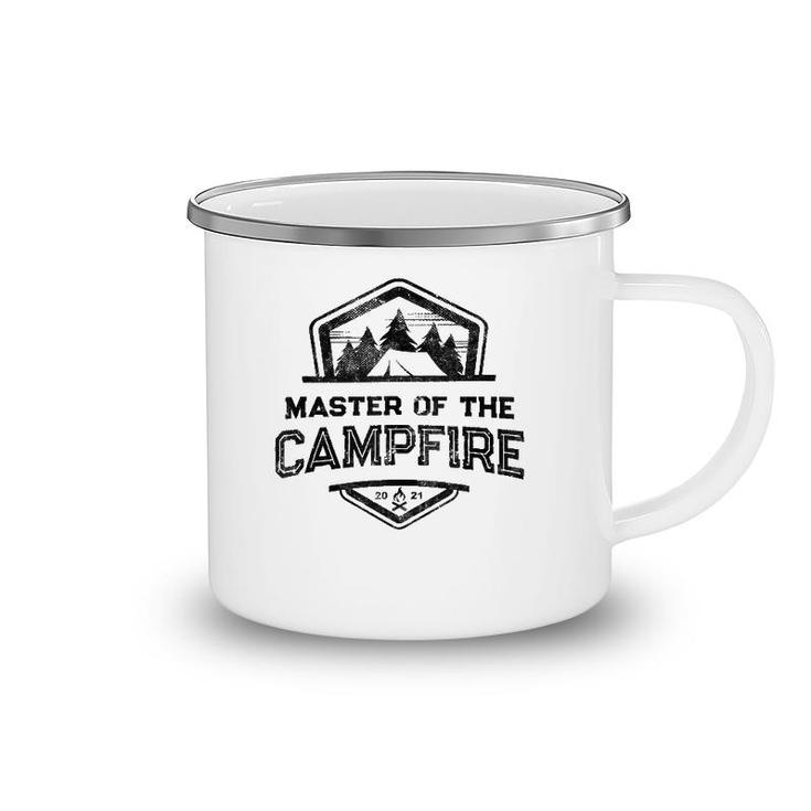 Funny Master Of Campfire Hiking Camping Life Camp Leader  Camping Mug