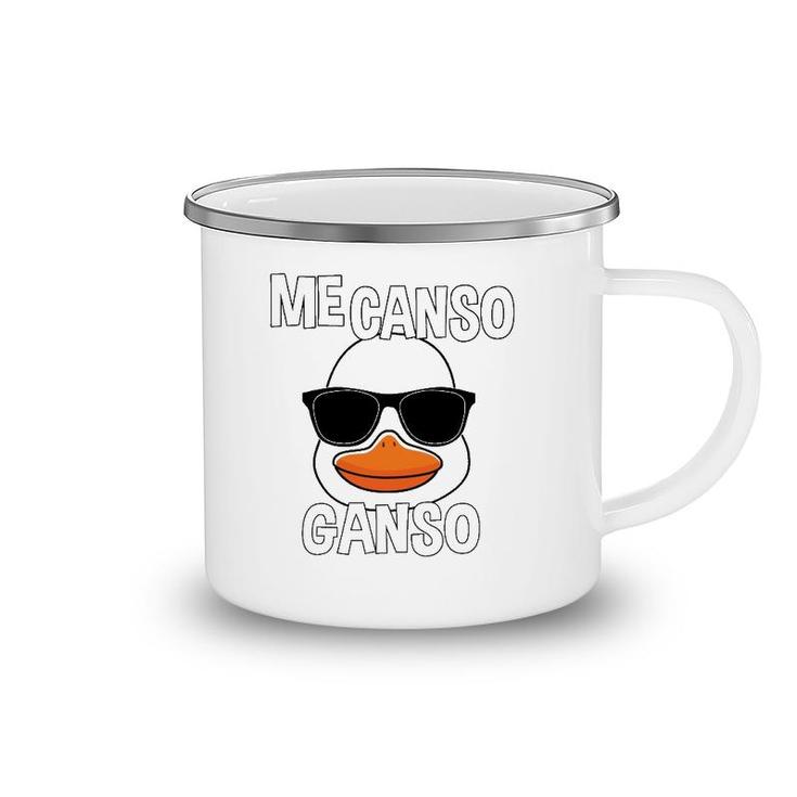 Funny Me Canso Ganso Amlo Lopez Obrador Mexican Fans Camping Mug